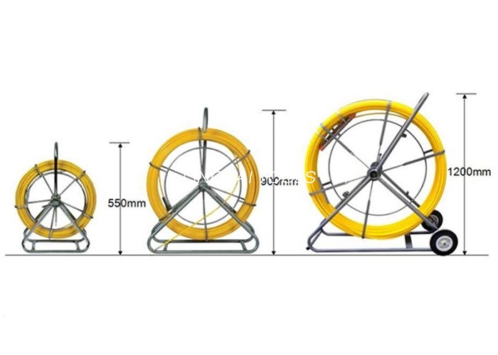 Instrumente de cablu subteran perforat FRP Tije de conducte de 6 mm pentru proiectul de telecomunicații