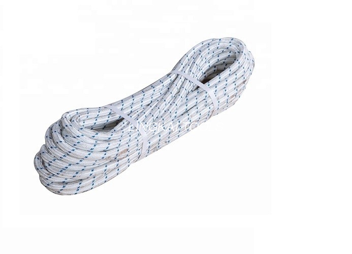 Frânghie de nailon împletită cu izolare dublă de mătase, cablu multicolor de tragere