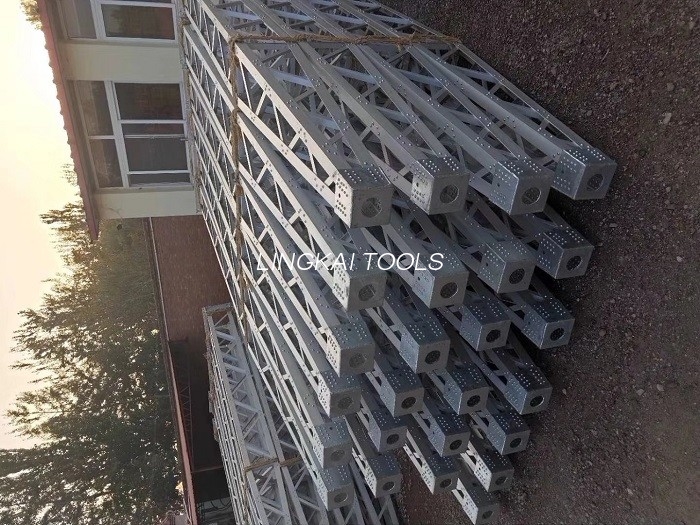 ISO CE Cabluri aeriene Instrumente de montare a turnului Platformă de lucru în stil cadru din aliaj de aluminiu