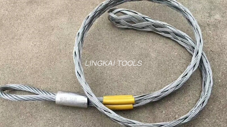 Unelte pentru cablu din fibră optică a trecut CE. Cablu Opgw Tragere Grips Mesh Socket Joints