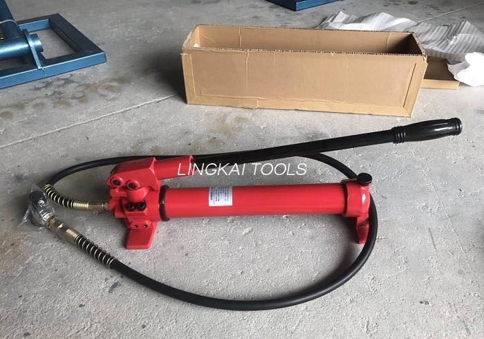 Pompă hidraulică manuală de ulei CP-700, material din oțel pentru pompă de mână hidraulică portabilă