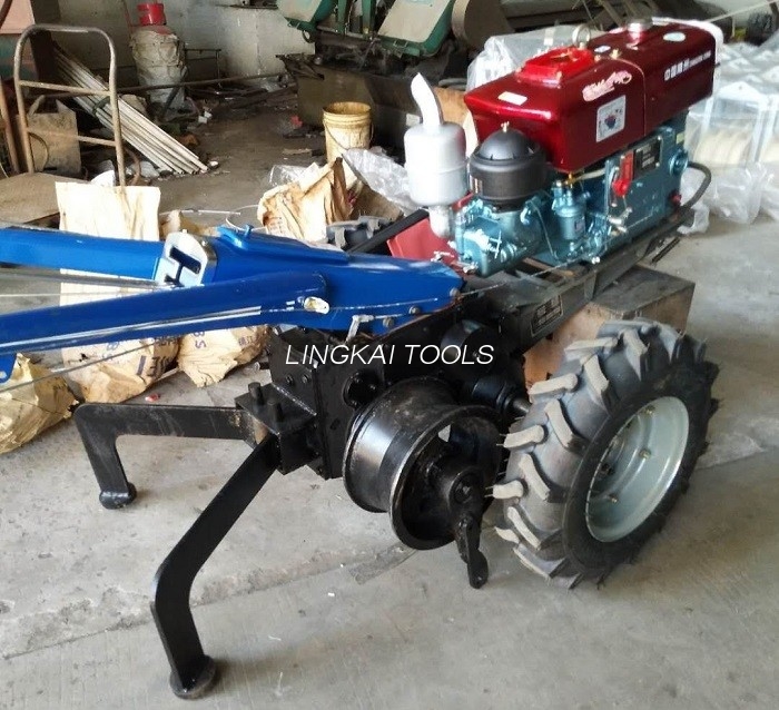 Unelte de tragere a cablului electric de 60KN Troliu de mână pentru tractor de 5 tone cu tambur dublu