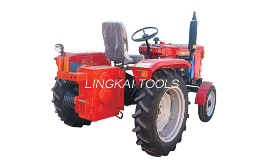 Cablu de alimentare de 22 kW Extractor de troliu / Troliu trasat de tractor 304 Tracțiune pe patru roți