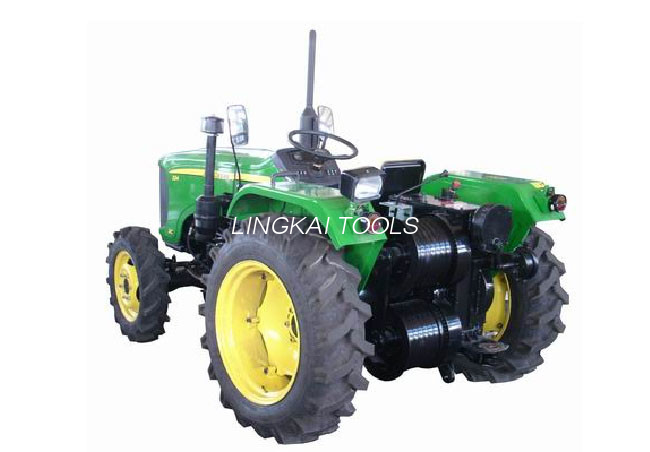Tractor cu troliu pentru cablu model 304 40KN Mașină de tragere a tractorului cu două roți