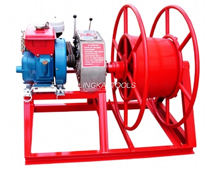 Viteză de 3600 rpm, 5 tone, sârmă de tractor de putere, preluare cu motor pe benzină GX160