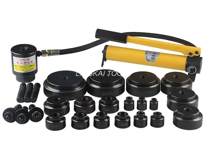 Driver hidraulic de perforare model SYK-8 100KN cursă 25mm pentru oțel moale