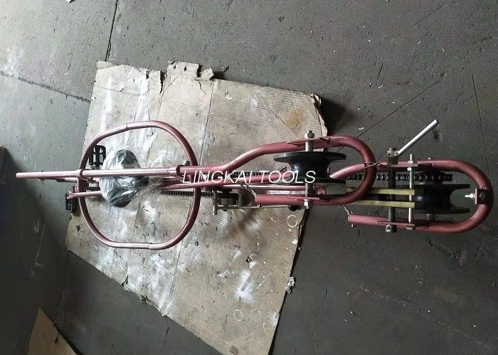 Tip bicicletă Linie de transmisie Instrumente de încordare Cărucior cu o singură linie pentru inspectare