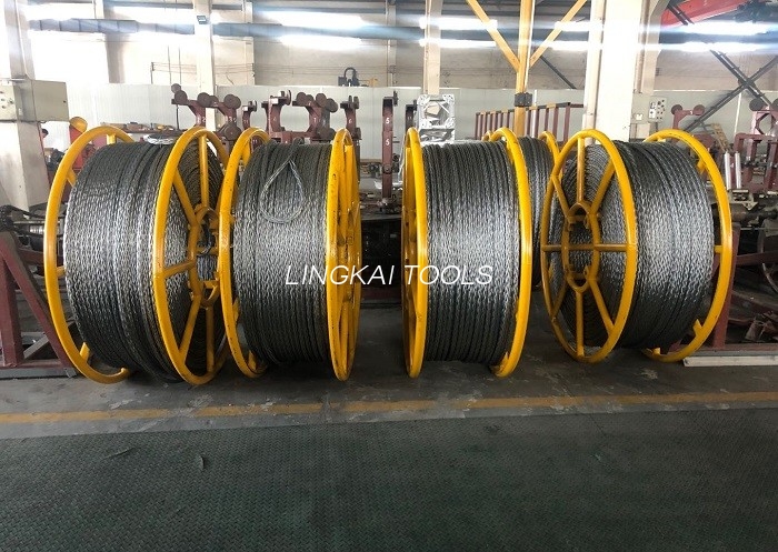 Sârmă de sârmă de oțel împletită anti răsucire de 24 mm pentru struguri cu 4 conductori
