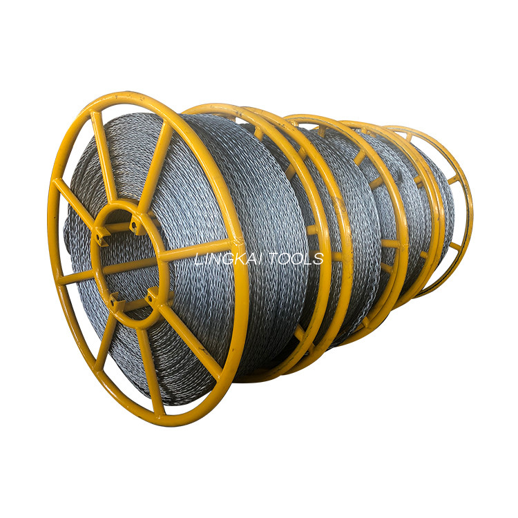 Linie de transmisie aplicată prin cablu de sârmă de oțel împletit anti răsucire galvanizată de înaltă rezistență de 13 mm