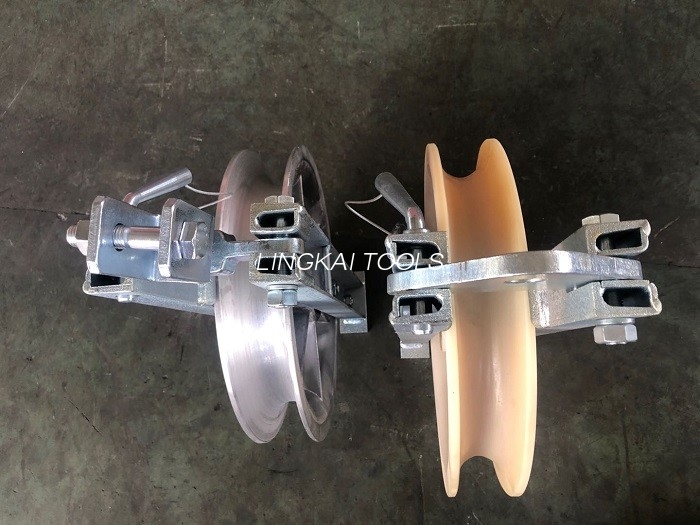 Roată Cârlig Cablu Rolă Roată Scripete Nylon Aliaj de Aluminiu Bloc cu un singur șir